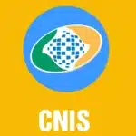 Logo do CNIS com fundo amarelo, representando o Cadastro Nacional de Informações Sociais do Brasil.